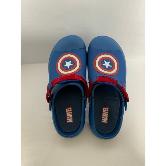 Captain America Mens Slides Size 13 - Picture 1 of 7